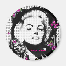 Hollywood Pop Art Graphic Magnet