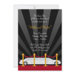 Hollywood Red Carpet Limo Prom Formal Invitation