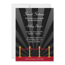 Hollywood Red Carpet Sweet 16 Birthday Party