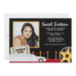 Hollywood Red Carpet Sweet 16 Photo Invitation