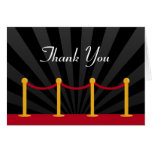 Hollywood Red Carpet Thank You Greeting Cards