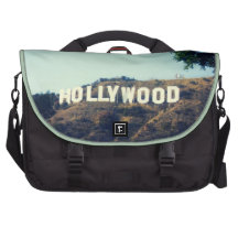 Hollywood Sign Laptop Messenger Bag