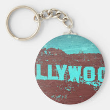 Hollywood sign Los Angeles Keychains
