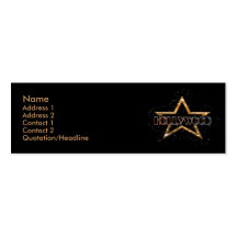 Hollywood Star Business Card