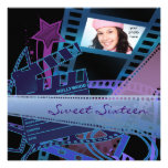 Hollywood Star Sweet 16 Birthday Party Invitations