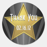 Hollywood Star Thank You Sticker