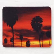Hollywood sunset mousepads