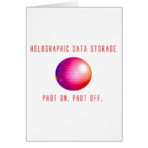 Holographic Data Storage Greeting Card