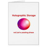 Holographic Storage cards