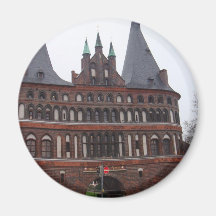 Holsten Gate -  Lubeck Germany Fridge Magnets