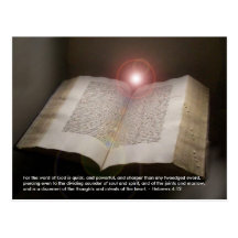 Holy Bible Torah Living Word of God postcard photo