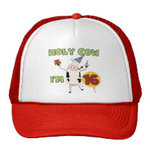 Holy Cow I'm 16 Tshirts and Gifts Mesh Hats