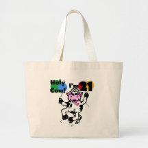 Holy Cow I'm 21 Tshirts and Gifts Bag