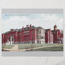 Holy Cros Hospital Salt Lake City, Utah, Vintage Flyer Design
