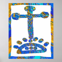 Holy CROSS - Jesus I love Print