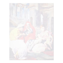 Holy Family And St. Elizabeth By Tibaldi Pellegrin Letterhead
