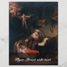 Holy Family By Rembrandt Harmensz. Van Rijn Personalized Flyer