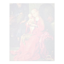 Holy Family By Schongauer Martin (Best Quality) Personalized Letterhead