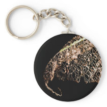 holy leaf abstract keychains