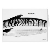 Holy Mackerel Birthday Card