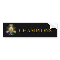 Holy NOLA Trophy (p) Bumper Stickers