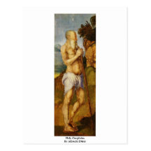 Holy Onophrius By Albrecht Dürer Postcard