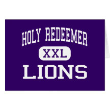 Holy Redeemer - Lions - High - Detroit Michigan Card