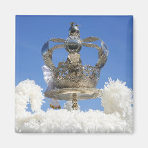 Holy Spirit crown Fridge Magnets