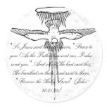 Holy Spirit Distressed 2 Round Stickers
