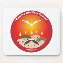 Holy Spirit Pentecost Mouse Pads
