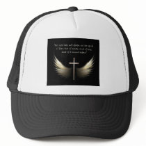 Holy Spirit Wings with Cross and Scripture Verse Hats