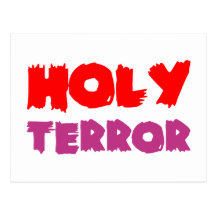 holy terror postkarte