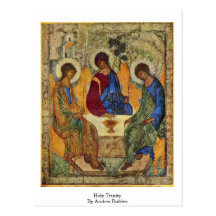 Holy Trinity By Andrei Rublev Post Card