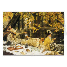 Holyday (le pique-nique) par art victorien de Jame Cartes