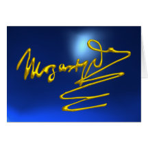 HOMAGE TO MOZART, Blue Sapphire Card