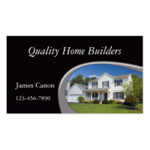 Home Builder Business Card Templates