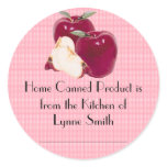 Home Canning Labels -- with apples