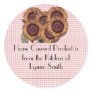 Home Canning Labels -- with Sunflowers