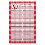 Home Cookin' Custom Menu Planner stationery