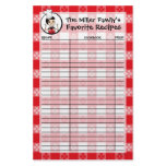 Home Cookin' Custom Recipe Saver stationery
