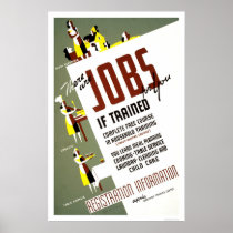 Home Economics Training 1940 WPA Posters