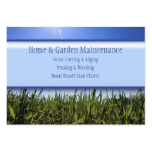 Home Handy Man Lawn Mowing Gardening Maintenance Business Cards