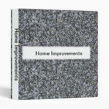 Home Improvements Binder