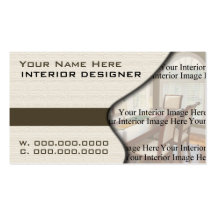 Home Interior Designer Business Cards