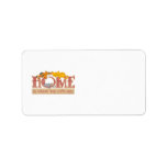 Home Is Where My Cats Are Personalized Address Label