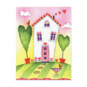 home is where the heart is postcard