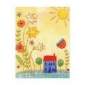 home is where the heart is postcard