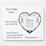 Home is where your heart is mouse pad.