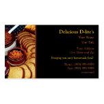 Home made food business cards