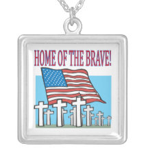 Home Of The Brave Custom Necklace